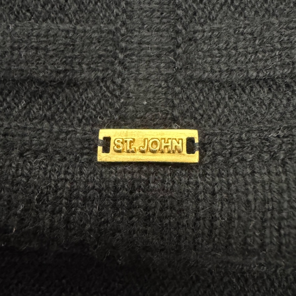 ST. JOHN 100% Cashmere Open Cardigan New - Picture 6 of 8